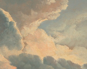 希少❗️【Portraits/Nudes/Clouds】アート写真 Cloud Art, Cloud Painting, High Quality Art Print, Study of