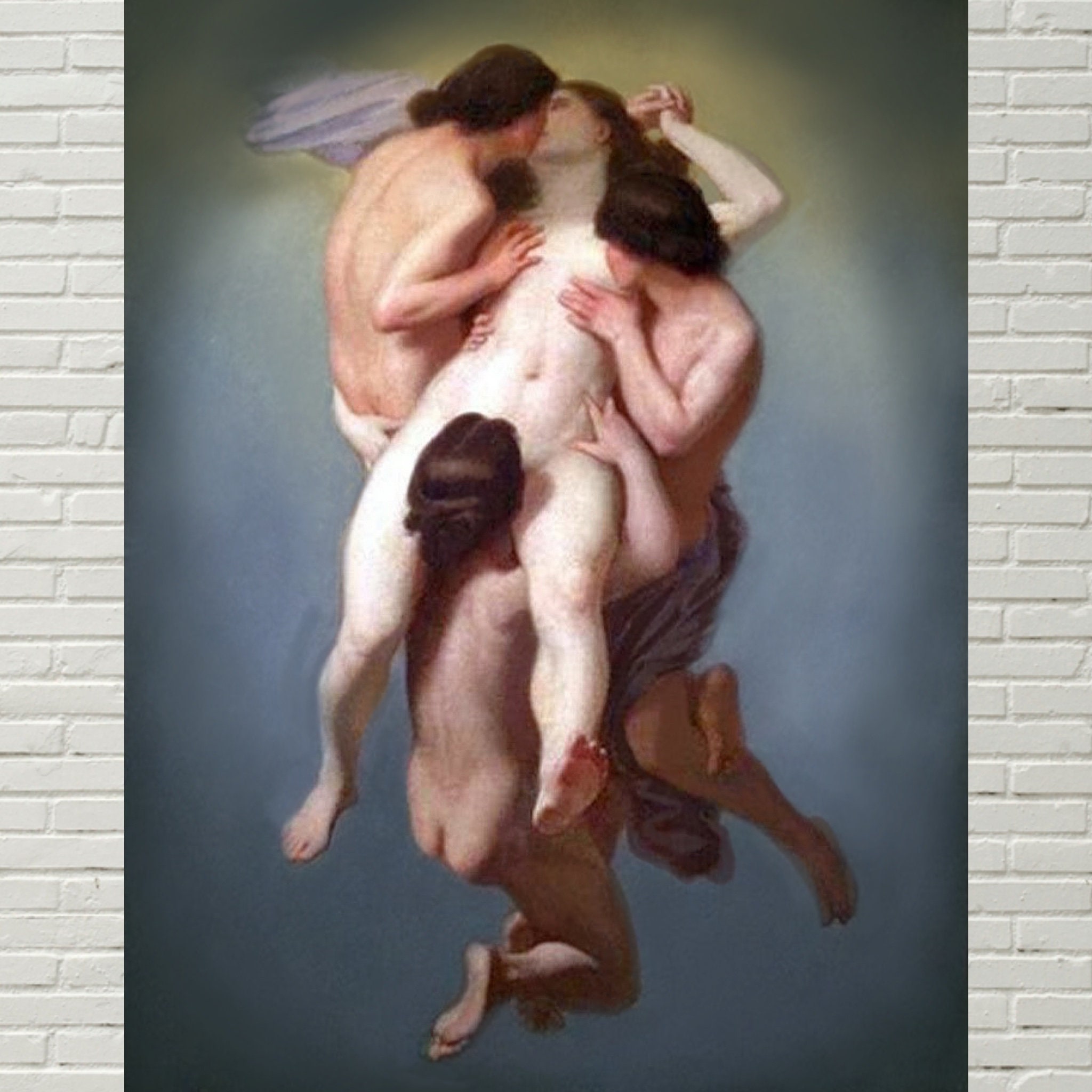 Erotic Victorian Art Reverse Harem Menage Painting