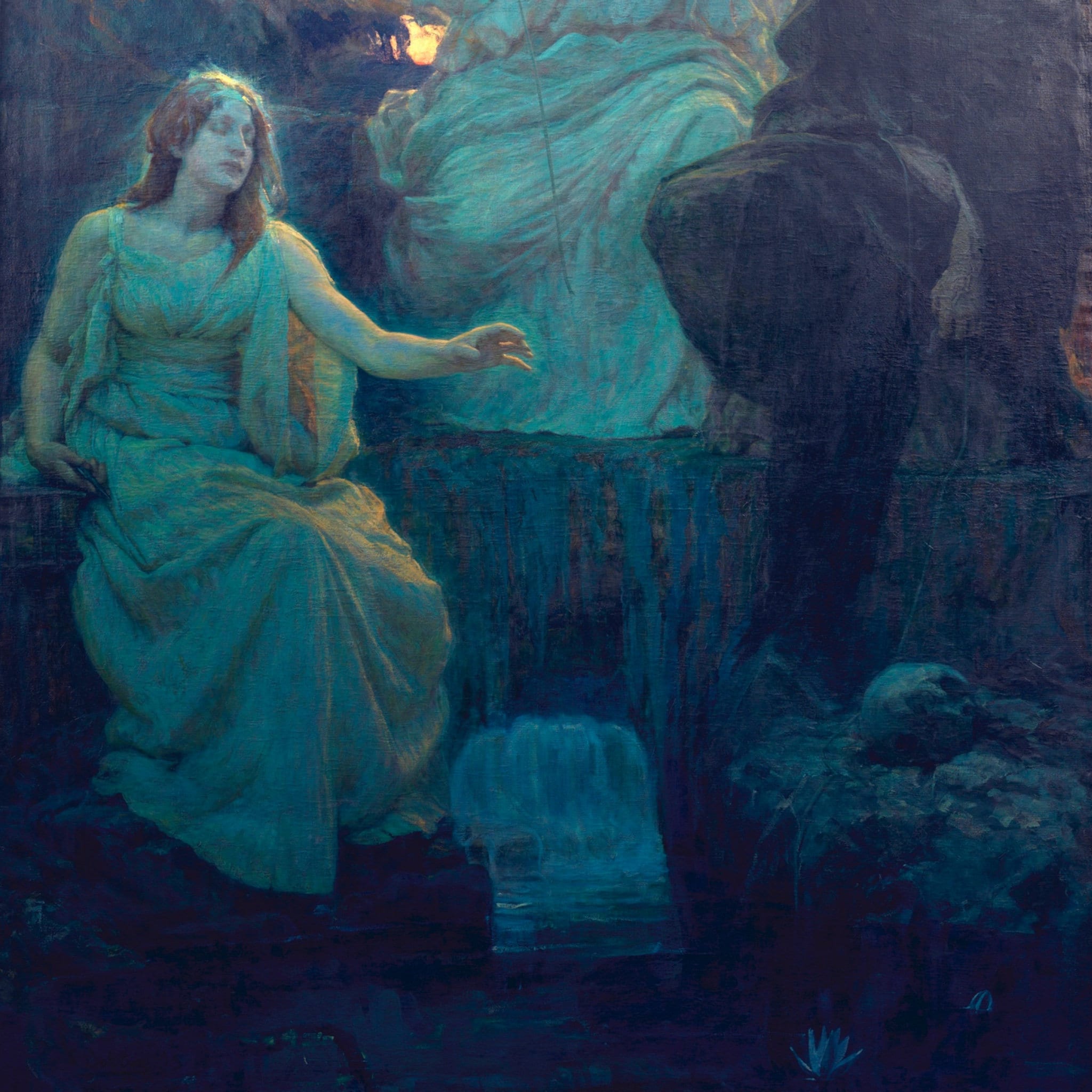 Aloise Delug The Norns, Alois Delug, High Quality Fine Art Print, Norse Mythology ...