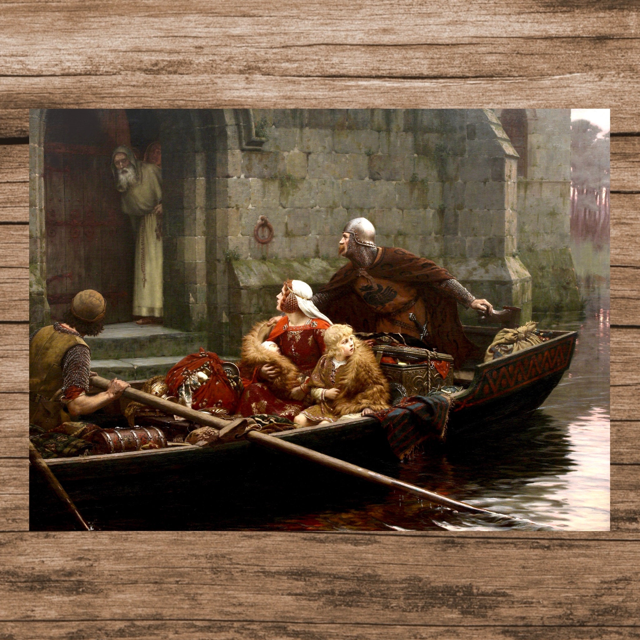 In Time of Peril, Medieval Castle Art, Knight in Armor, Edmund Blair ...