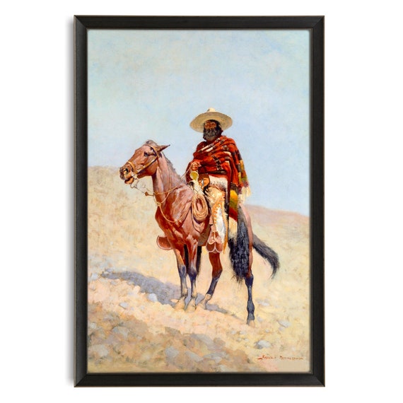 A Mexican Vaquero, Frederic Remington, High Quality Fine Art Print