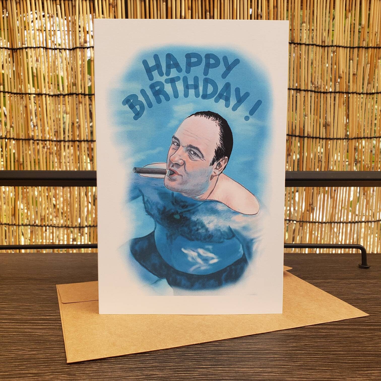 Tony Soprano the Sopranos Happy Birthday Live It Up 5 1/2 - Etsy