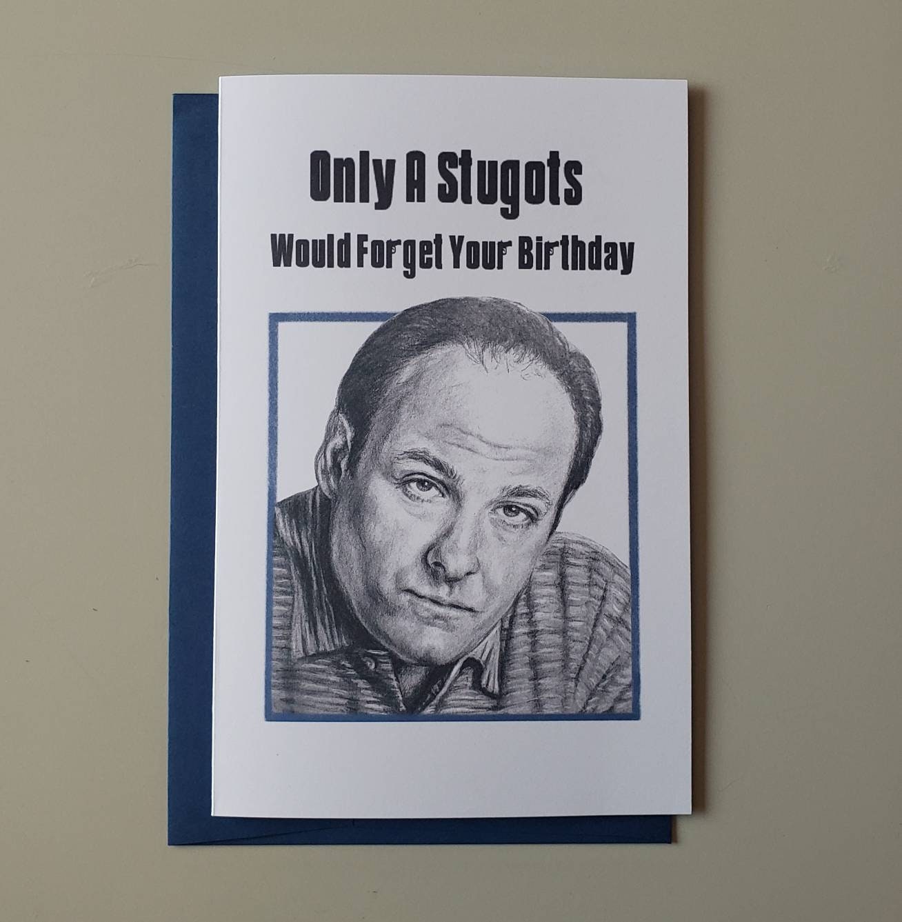 Tony Soprano Birthday Card 5 1/2 X 8 1/2 Funny the Sopranos - Etsy Finland