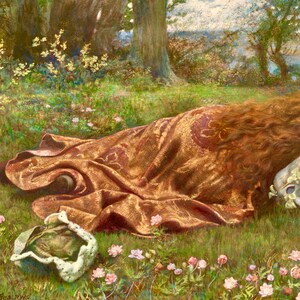 The Princess Out of School, Pre-raphaelite Art, Edward Robert Hughes ...