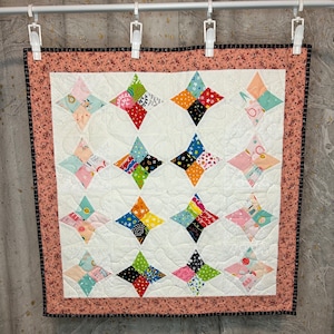 Mini Wacky Web Quilted Wall Hanging