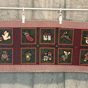 Christmas Themed Quilted Table runner