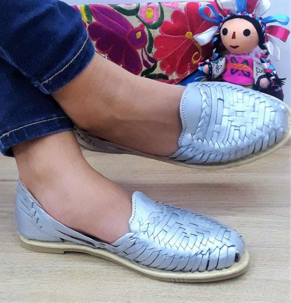 silver huaraches