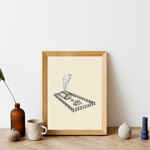 Tabernacle Wall Print - Gospel Prints - Biblical Image - Digital Print - 5x7 - 8x10 - 11x14 - 12x18 - 19.75x27.5