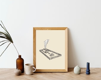Tabernacle Wall Print - Gospel Prints - Biblical Image - Digital Print - 5x7 - 8x10 - 11x14 - 12x18 - 19.75x27.5