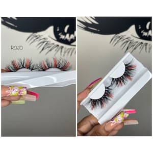 Mink Lashes with Color