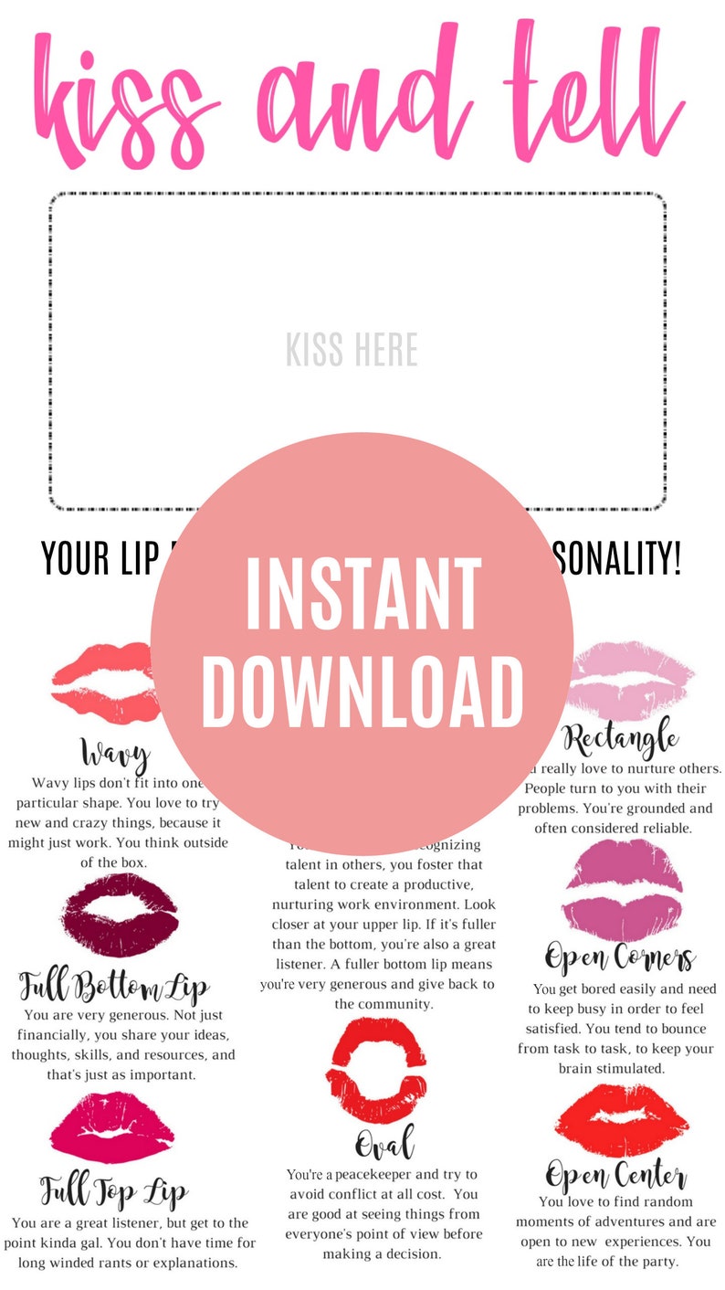 Kiss and Tell - Etsy