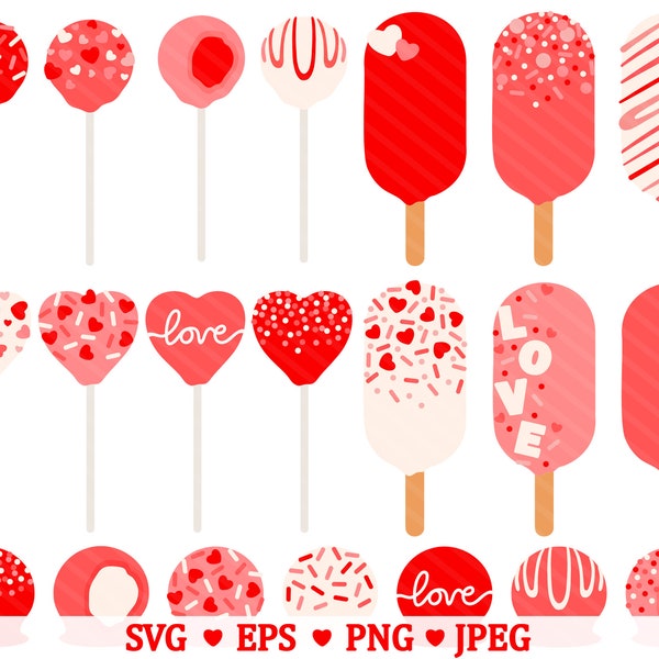 Valentines Cake Pops - Etsy