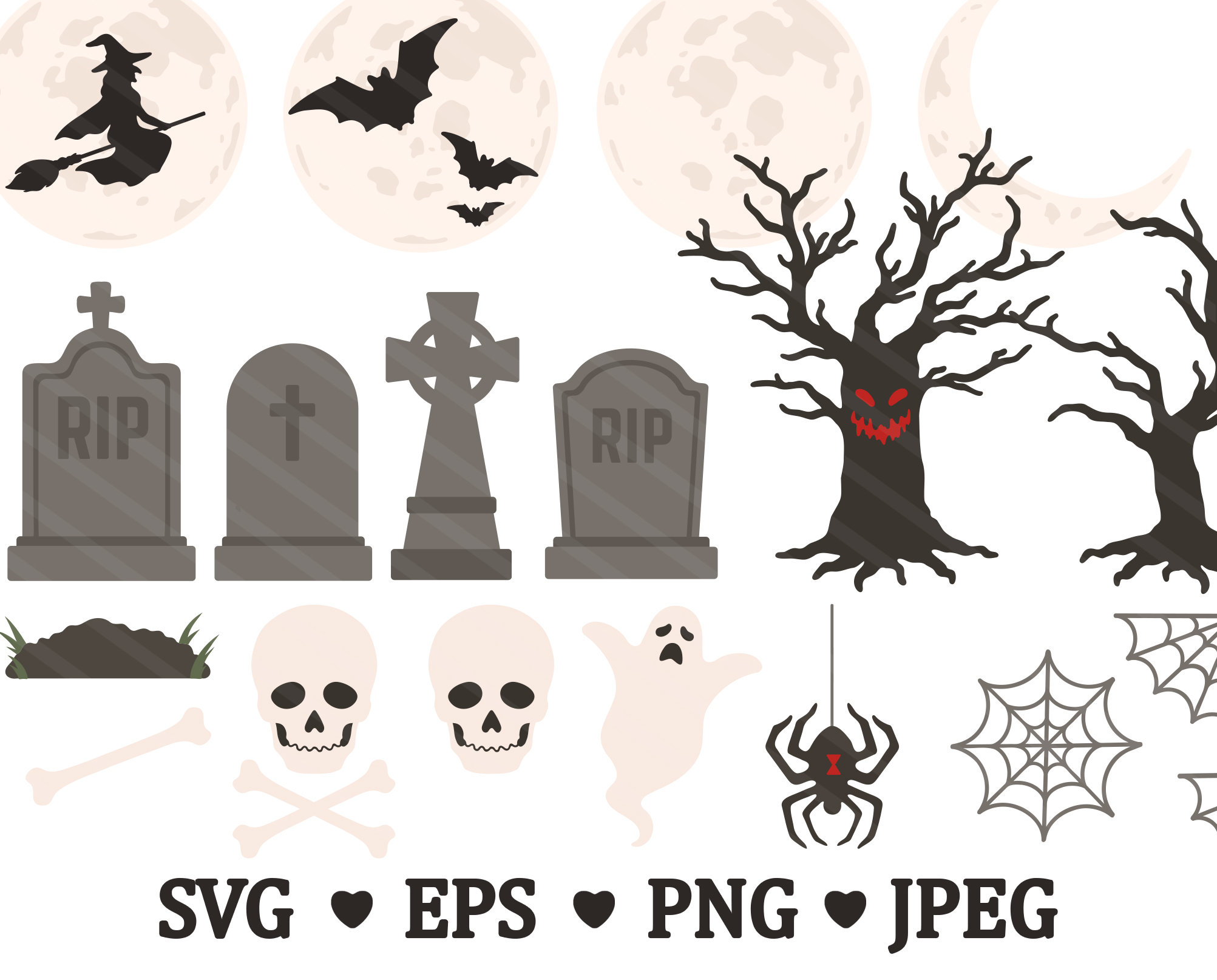 R.I.P. - Svg, Dxf, Eps, Png, Jpg, Vector Art, Clipart, Cut File, Red Rose  Svg, Halloween Graveyard, Headstone Svg, Tombstone Svg, Gravestone