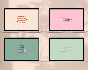 Quote Desktop Wallpaper Set | Positive Affirmations (Digital Download)