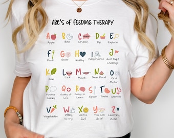Feeding Therapy Alphabet Shirt