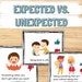 Expected Vs. Unexpected Behavior Sorting Cards, Occupational Therapy ...