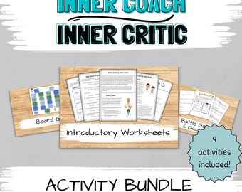 Inner Coach vs. Inner Critic Activity Bundle