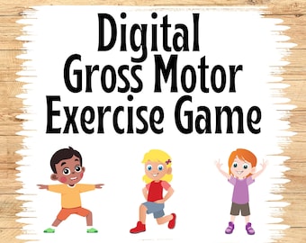 Brain Break Gross Motor Exercise Pick A Door Game; Digital Exercise Game; Teletherapy Exercise Game