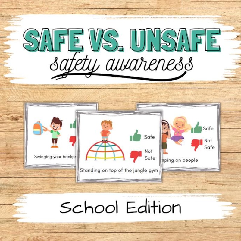 Preschool Safety Activities - Etsy UK