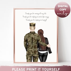 Army Wife Gift Army Couple Gift Army Woman Gift Army Husband Gift for Soldier Personalized gift Military friends Best friend gift Friendship