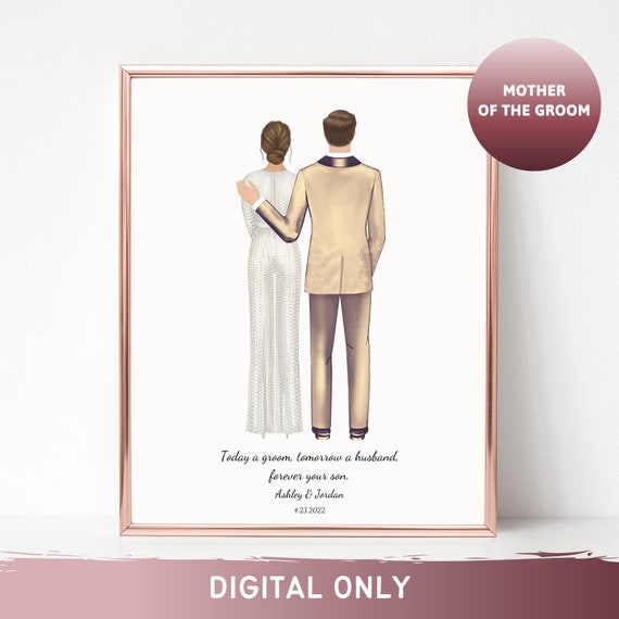 Mother of the Groom Gift for Mom of the Groom Card Etsy