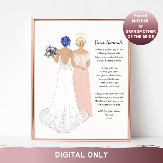Gift for bride whose mother store is deceased