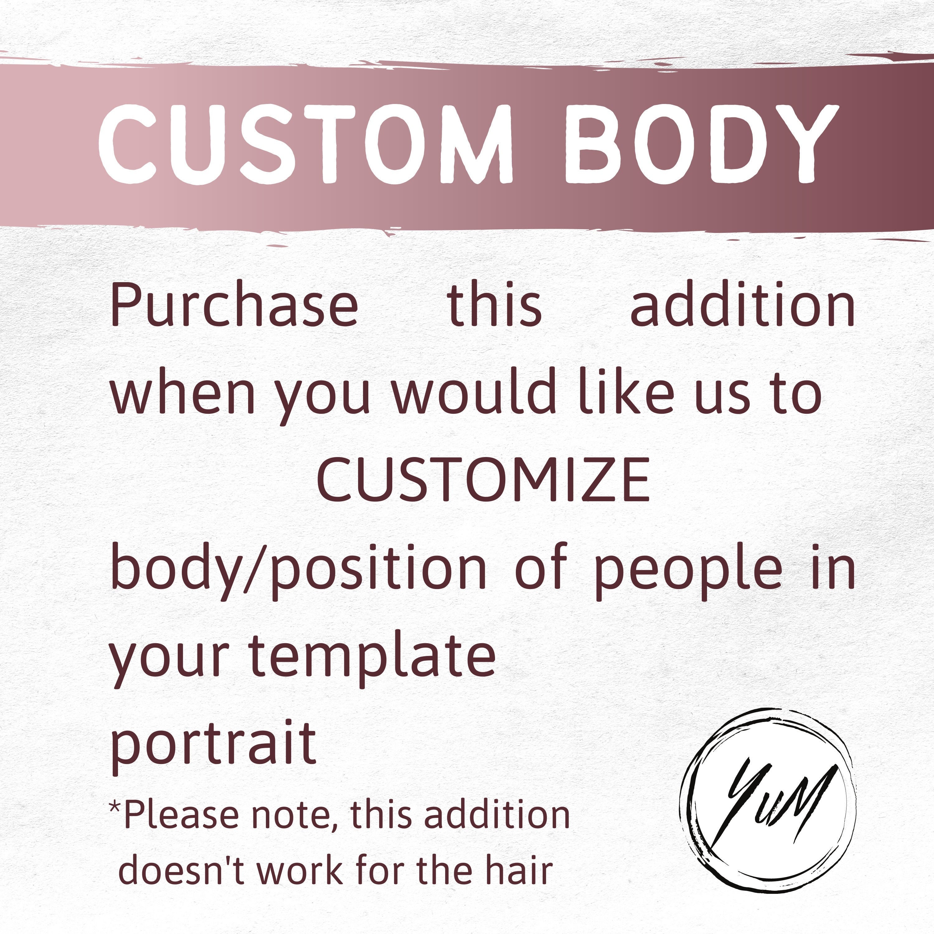 Custom Body Add-on - Etsy