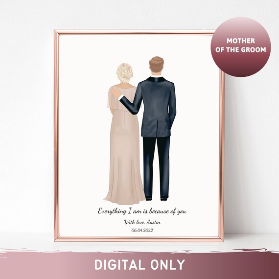 Mother of the Groom Gift for Mom of the Groom Card Etsy