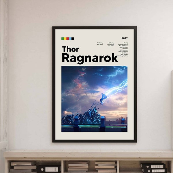 Thor Ragnarok Poster Thor Poster God Of Thunder Poster Thor Mordern Print Art Poster Thor Minimal Poster