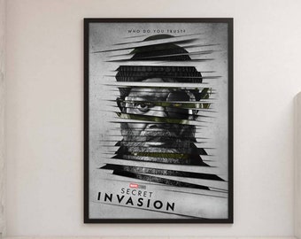 Secret Invasion Poster Nick Fury, Custom prints store