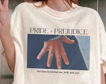 Pride and Prejudice Hand Flex Scene Shirt Fitzwilliam Darcy Elizabeth Bennet Shirt Bookish Tee | Funny Tee | Book Lovers Shirt