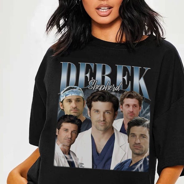 Derek Shepherd Shirt | Derek Shepherd Bootleg Shirt | Vintage Derek Shepherd Tee | Grey's Anatomy Shirt