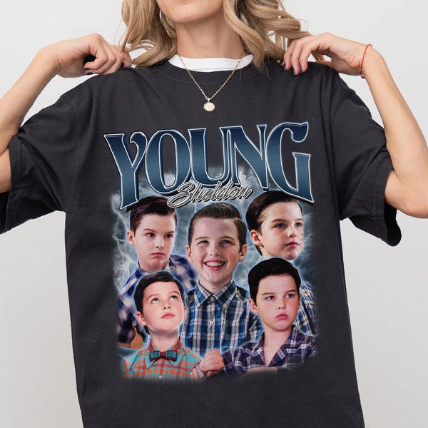 Young Sheldon Shirt | Vintage Young Sheldon Shirt | Young Sheldon Homage Shirt | Young Sheldon Bootleg Shirt