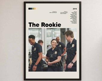 The Rookie Movie Minimal Poster the Rookie Poster Tim Bradford Jackson West Poster Home Decor Etsy