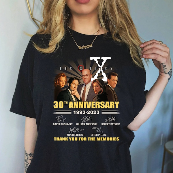 The X-Files Shirt Vintage The X-Files Movie Shirt The X-Files 30th Anniversary Tshirt Dana Scully Fox Mulder Shirt