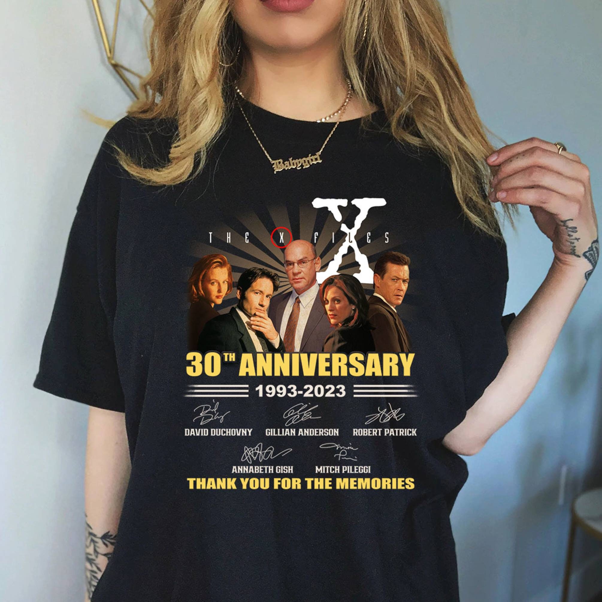 Discover The X-Files Shirt Vintage The X-Files Movie Shirt The X-Files 30th Anniversary Tshirt