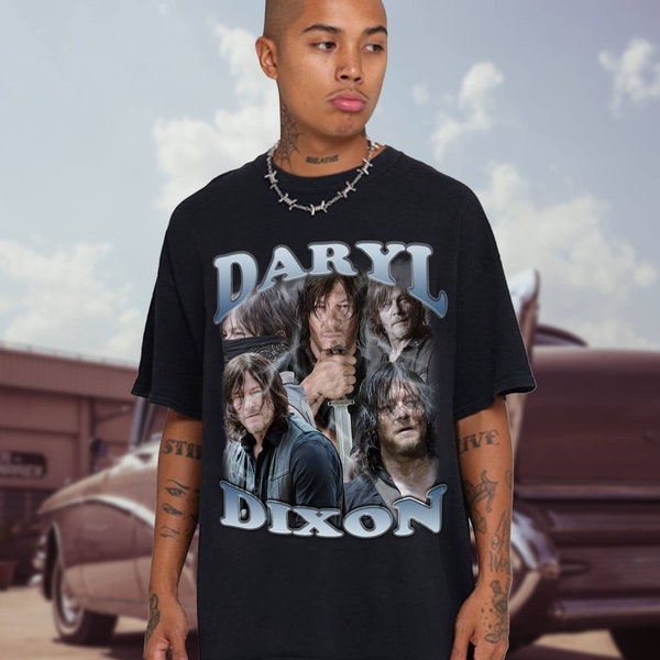 Daryl Dixon Shirt Vintage Daryl Dixon Shirt Daryl Dixon Bootleg Shirt Walking Dead Shirt Vintage Walking Dead Shirt