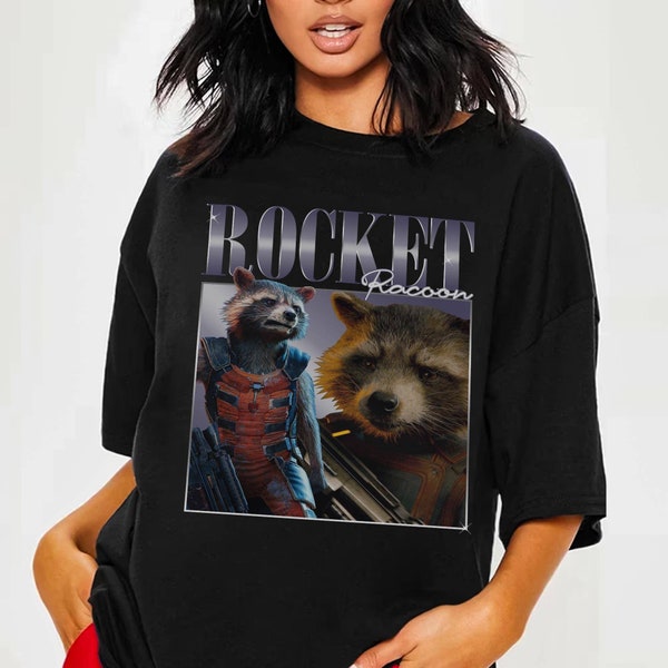 Vintage Rocket Racoon Shirt | Bootleg Rocket Racoon Shirt | Guardians Of The Galaxy Shirt | Gotg3 Shirt | Superhero Shirt