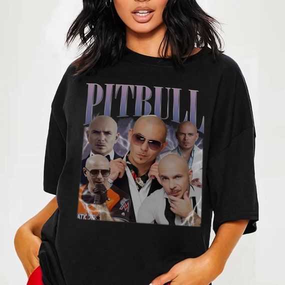 Pitbull Shirt Vintage Pitbull Shirt Pitbull Rap Hip Hop 