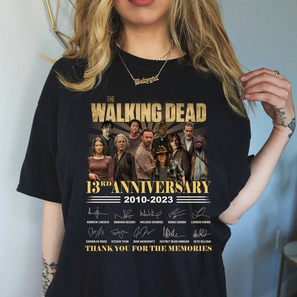 The Walking Dead Shirt | The Walking Dead Anniversary Thank You For The Memories Shirt | Rick Grimes Daryl Dixon Shirt