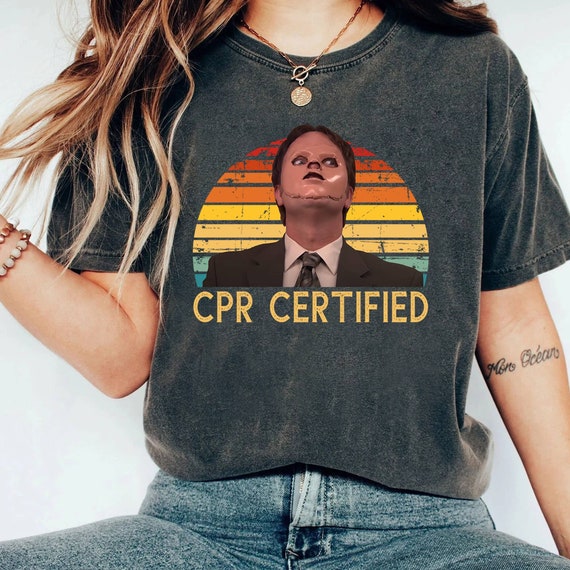 Dwight The Office Cpr Fail T-Shirt Dwight The Office Cpr Fail T-Shirt