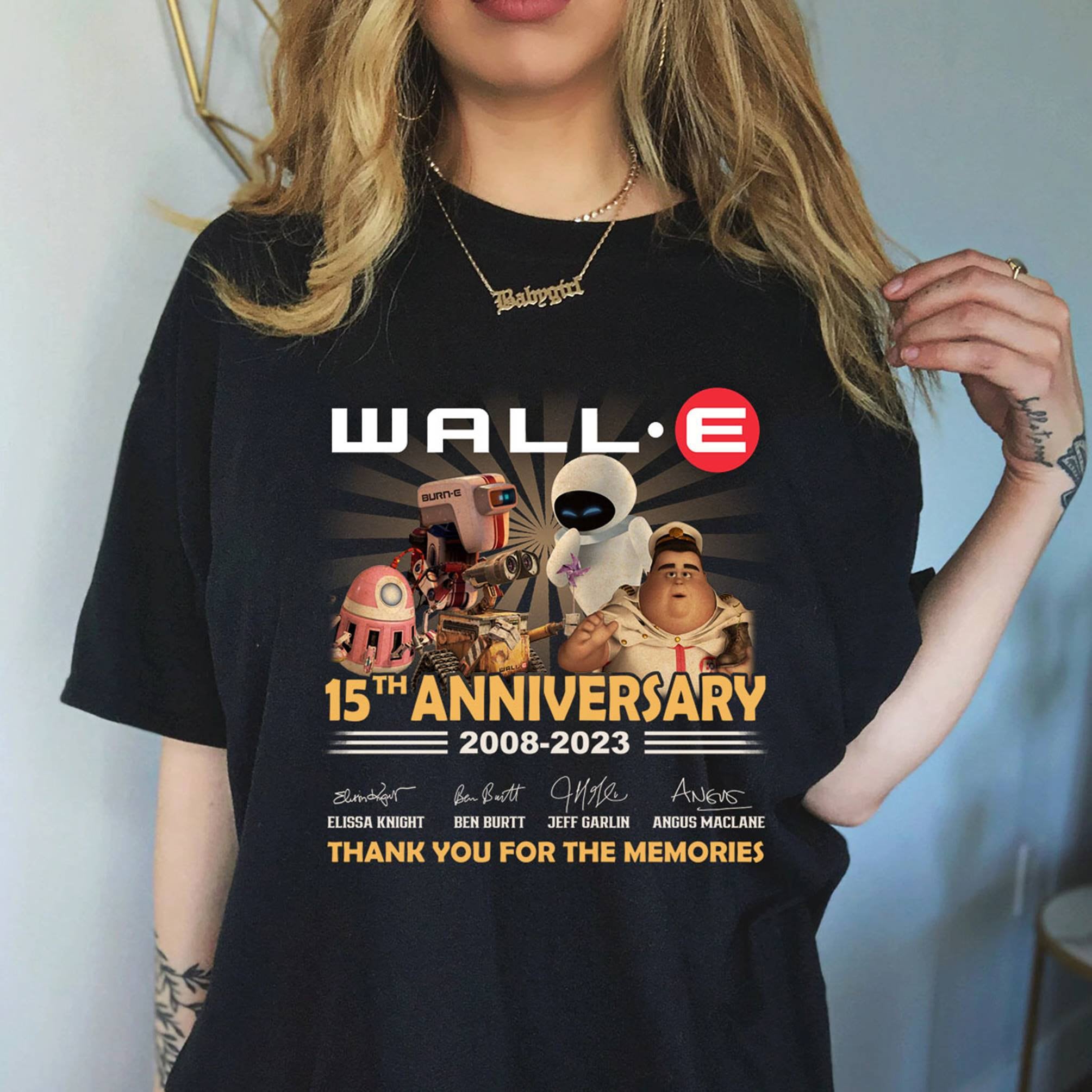Discover Wall E Shirt Wall-E And Eve Shirt Wall E 15th Anniversary Tshirt