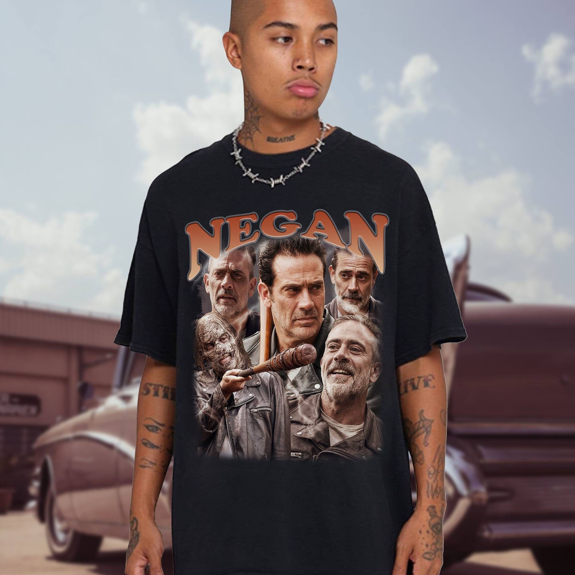 Negan Walking Dead Shirt Negan Vintage Shirt Negan Bootleg