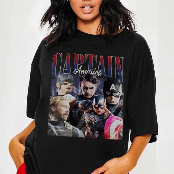 Captain America Shirt - Etsy