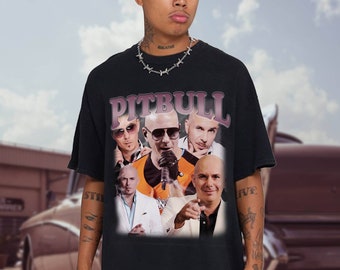 Pitbull Shirt Vintage Pitbull Bootleg Shirt Pitbull Hip Hop Shirt Pitbull Rap Shirt Vintage 90s Retro 90 Shirt Pitbull Tshirt