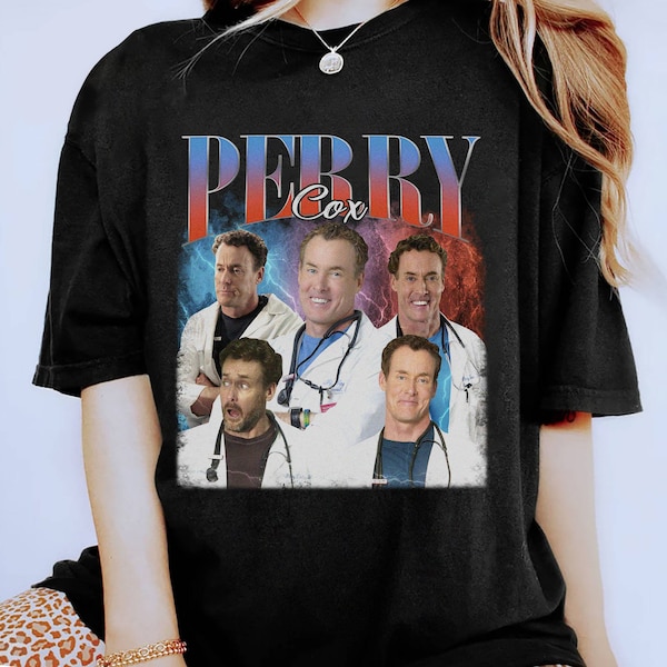 Vinatge Perry Cox Bootleg Shirt | Vintage 90s Dr. Cox Shirt | The Srcubs Drama Fan Shirt | Dr. Cox Jonh McGinley Bootleg Rap Shirt
