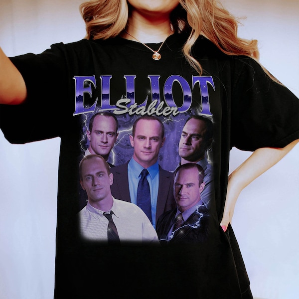 Elliot Stabler Shirt | Vintage Elliot Stabler Shit | Elliot Stabler Bootleg Shirt | Law & Order Special Victims Unit Shirt