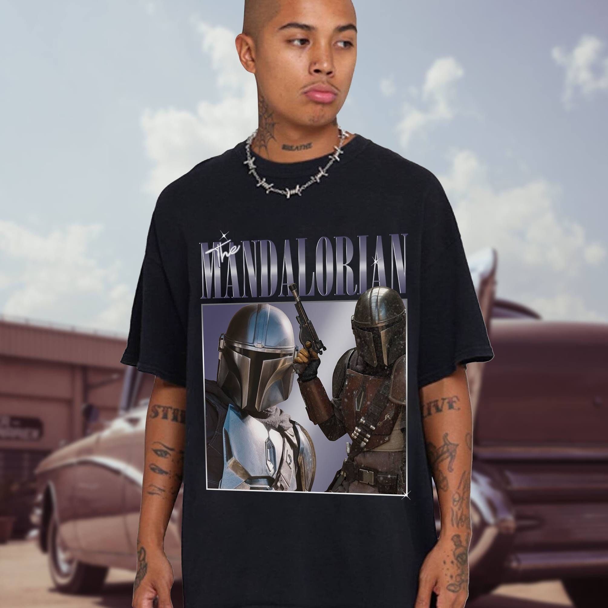 Discover The Mandalorian Shirt, Vintage Mandalorian T-Shirt