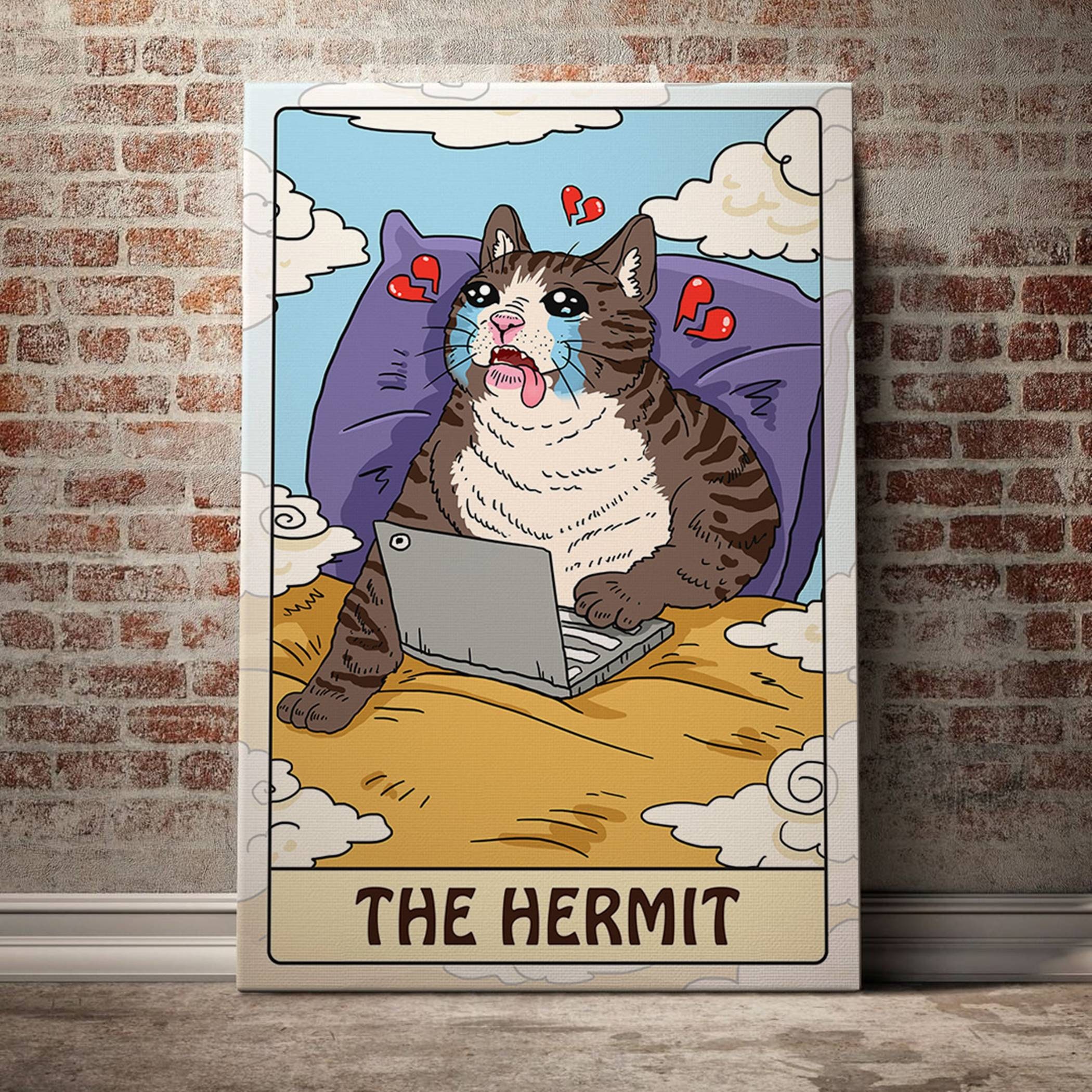 Cat Shitpost meme Art Board Print for Sale by Season's Store