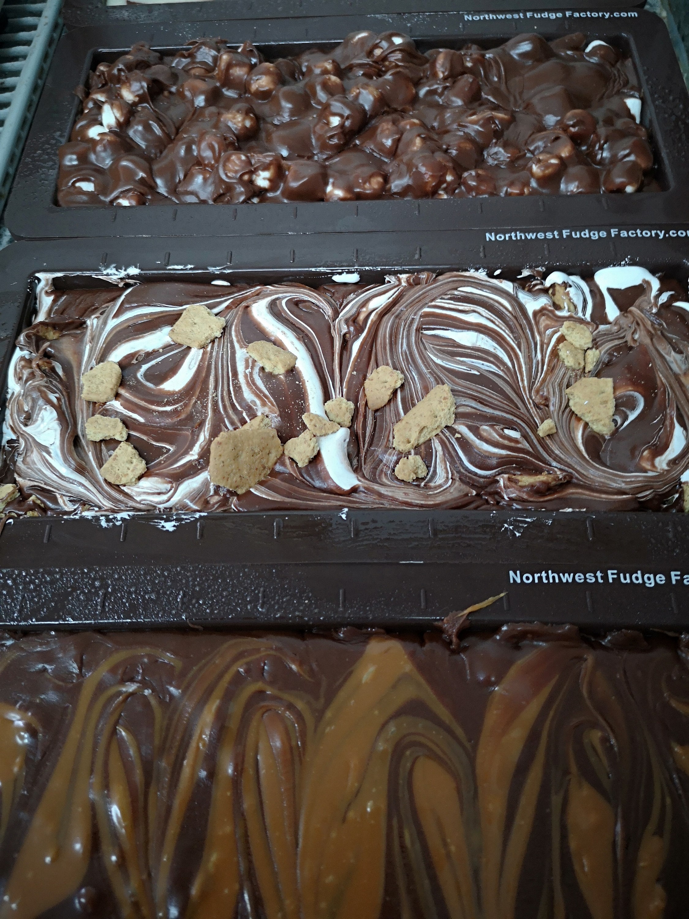 Sells in Lots of 9 (NINE) Durable Silicone Mold for Fudge (HOLDS 5